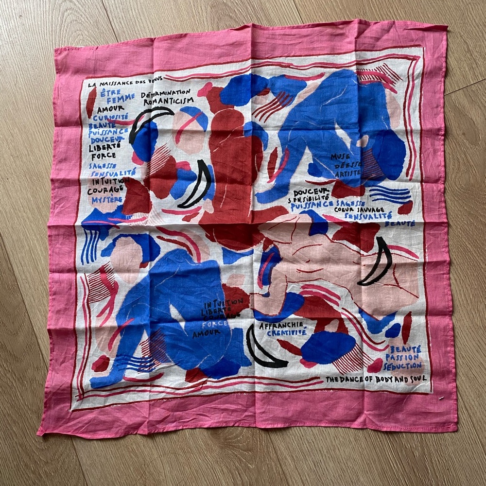 Sezane scarf - pink